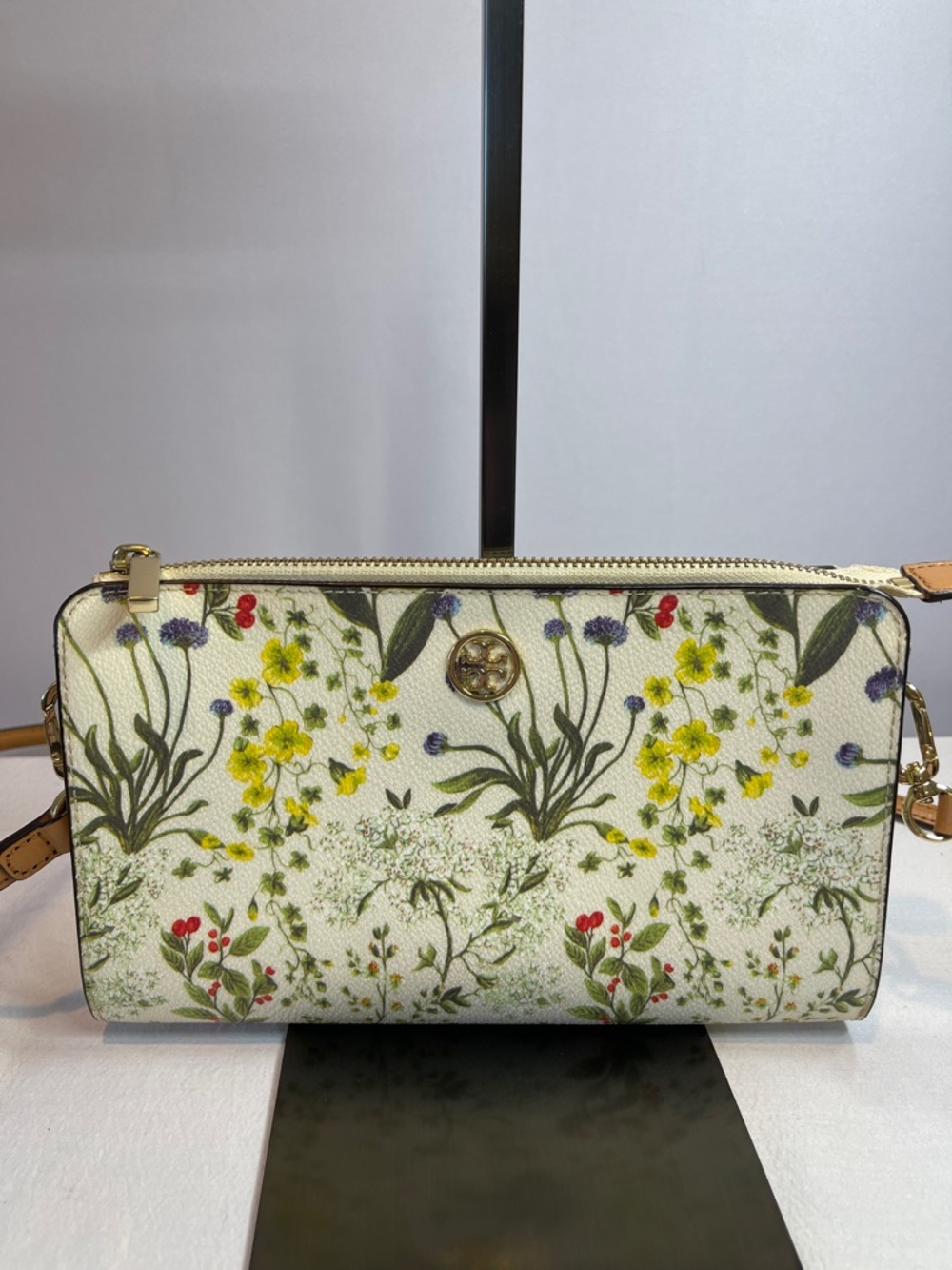 Tory Burch Robinson Floral Crossbody Bag